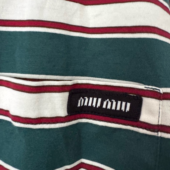 Miu Miu long sleeve cotton T-shirt - Picture 3 of 4